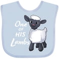 thumbnail image 3 of Inktastic One of His Lambs- Easter sheep Boys or Girls Baby Bib, 3 of 4
