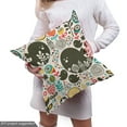 thumbnail image 4 of Ambesonne Art Fabric by the Yard Upholstery, Birds Flowers Shapes, 1 Yard, Multicolor, 4 of 4
