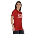 thumbnail image 2 of Inkmeso Educated Motivated Vaccinated Funny Pro Vaccine Crew Neck T-shirt For Womens, 2 of 8