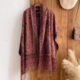 thumbnail image 4 of Bufanda de cachemira suave y gruesa de marca de lujo para mujer, poncho de invierno de Jacquard, pañuelo informal, chal, diadema, 4 of 5