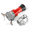 thumbnail image 1 of Fire Hose Nozzle,2In NPSH HeavyDuty Industrial Fire Hose Constant Flow Fog Nozzle with 2Pc 2In Camlock Fitting Coupling, 1 of 7