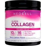Super Collagen Peptides Powder | Berry Lemon Flavor | 6.7 oz | by NeoCell