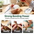 thumbnail image 5 of Waterproof Silicone Glue, Heat-Resistant Instant Glue with Anti-Clog Cap for Rubber & Liquid Silicone, Joining Rubber Pieces, Mending Model Parts, 5.5×1.18 Inches, Green-1Pc/0.68 oz, 5 of 9