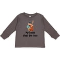 thumbnail image 3 of Inktastic String Bass My Daddy Plays the Bass Boys or Girls Long Sleeve Toddler T-Shirt, 3 of 5