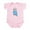 Petal Pink, variant on CafePress - Cute Blue Budgie Infant Bodysuit - Baby Light Bodysuit, Size Newborn - 24 Months