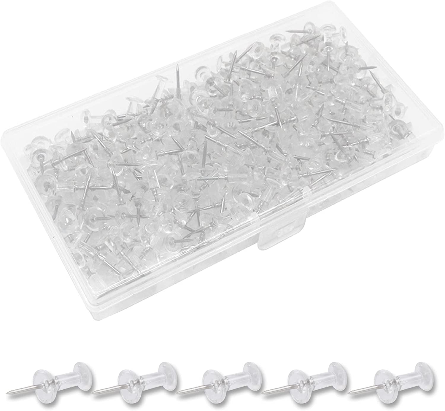 Push Pins 180count Map Tacks Marking Pins 3/8" Ground Steel Points and