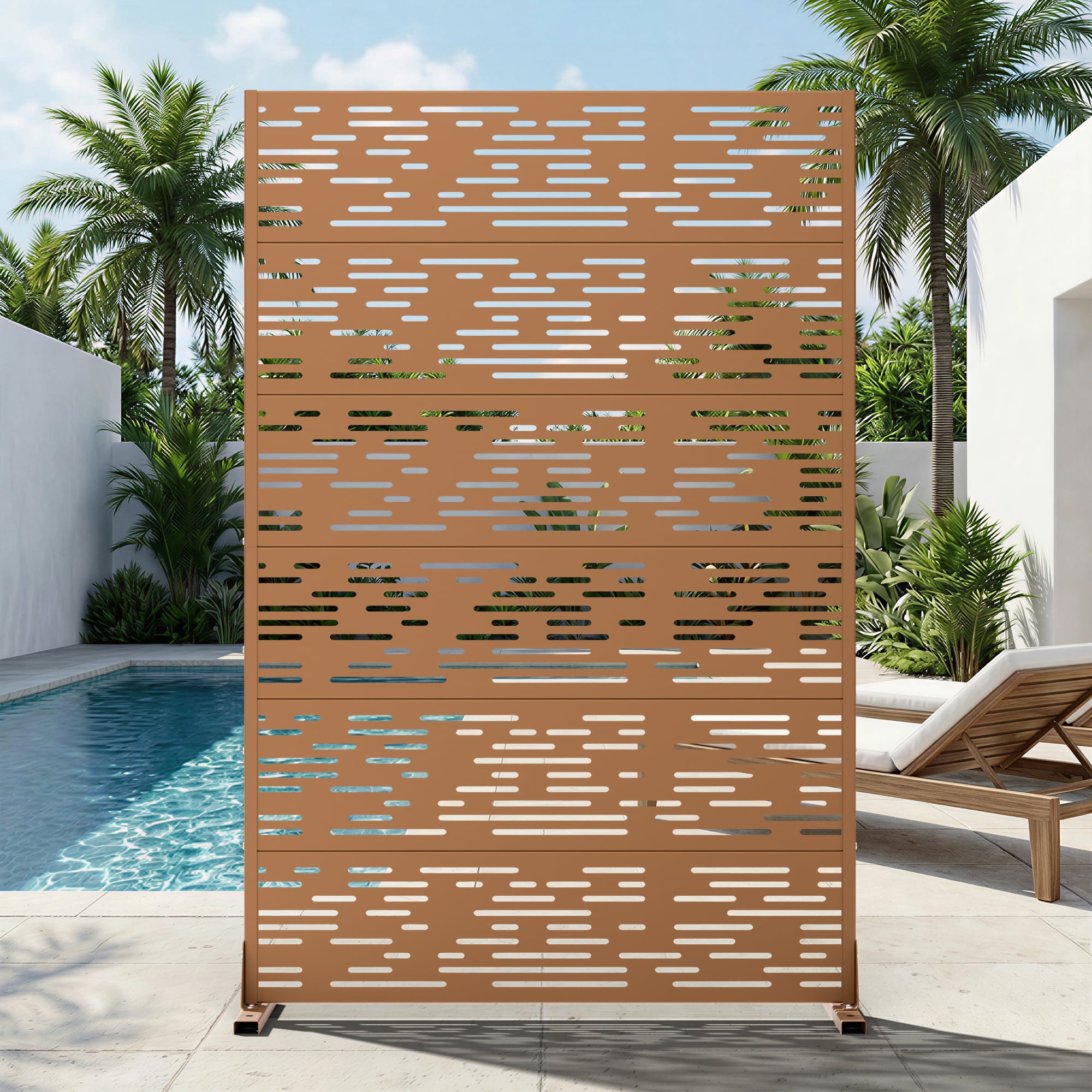 Privacy Metal Screen Fence Panel