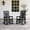 Classic Black, variant on HDPE Outdoor Rocking Chair, All-Weather High Back Porch Rocker, Brown