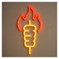 thumbnail image 1 of Letrero De Neón Fire Kebab Con Luz LED Regulable, Alimentación USB Para Restaurantes De Comida Rápida, Cocinas, Barbacoas Y Decoración De Fiestas 38cm, 1 of 3