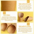 thumbnail image 5 of 50 Pcs Disposable French Fries Cup 14oz Snacks Kraft Paper Cups Waffle Snacks Holders Ice Cream Food Trays Paper Cones Take- Out Party Frozen Dessert Supplies for Party Food Buffets (Brown), 5 of 5