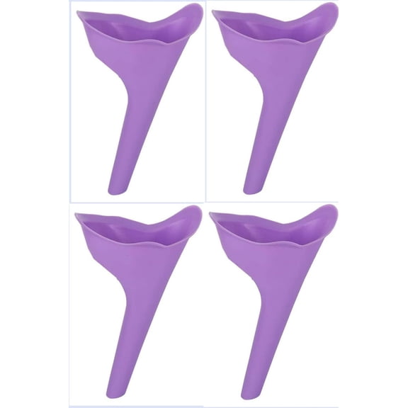 Portable Reusable Women's Outdoor Standing Pee Silicone Funnel, for Outdoor Activities, Camping, Hiking, Traffic Jams and Queues