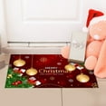 thumbnail image 4 of Wadada Christmas Doormat Merry Christmas Door Mat Non-Slip Indoor Outdoor Front Door Doormat Living Room Bedroom Entrance Rug Kitchen Floor Mat Home Festive Decoration 15.7" x 23.6", 4 of 6
