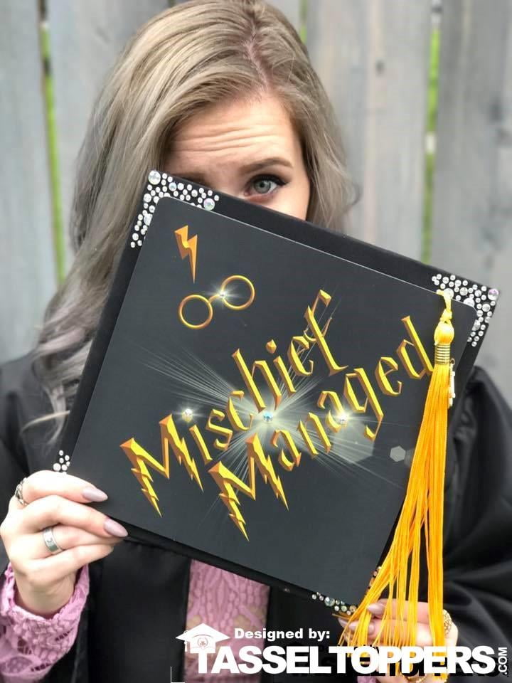 Mischief Managed Grad Cap Tassel Topper