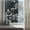 Opaque Chinoiserie White Branch, variant on Transparent Leaf Window Sticker, Removable Static Cling Double-Sided Decal Clings for Glass Windows Door Decor, Watercolor Purple Wisteria