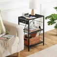 thumbnail image 3 of HOOBRO Industrial Printer Stand , 3-Tier Mobile with Power Outlets and USB Ports, Black BB22UPS01, 3 of 15