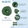 thumbnail image 3 of Rock Climbing Holds, 10 Pcs Climbing Rock Wall Grips with Single Holes for Playground Accessories, Green-C, 3 of 7