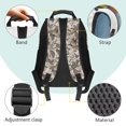 thumbnail image 4 of Bulopur Duck Camo Kids Backpack Set 4 Pcs Durable Hunting Book Bag with Lunch Bag, Pencil Case and Water Bottle Cover for Duck Hunting Boys Ages 6-12, 4 of 8