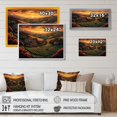 thumbnail image 4 of DESIGN ART Designart "Cottage In The Valley Ii" Cottage Landscape Wall Art Prints 20 in. wide x 12 in. high, 4 of 5