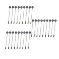 thumbnail image 4 of Kearding Paquete de 24 alfileres de bandeja redonda, broches en blanco de barra de seguridad de acero inoxidable, manualidades DIY, accesorios Type5 NO5, 4 of 6