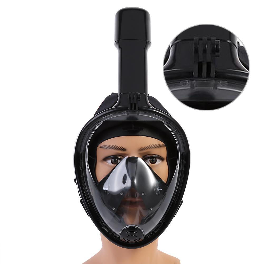 Masque de plongée integral  Masque de plongée autonome anti buée go pro 