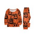 thumbnail image 3 of Halloween Family Matching Pajamas Sets, Halloween Family Loungewear, SpiderWeb Printed Holiday PJS Sleepwear, Halloween Soft Home Relaxing Night Clothes Matching Pjs Set Home Clothes, 3 of 7