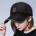 thumbnail image 3 of Gorra de béisbol de malla transpirable para hombre y mujer, gorro deportivo de Panamá con protección UV, para montar al aire libre, pesca, tenis y Golf, 3 of 4