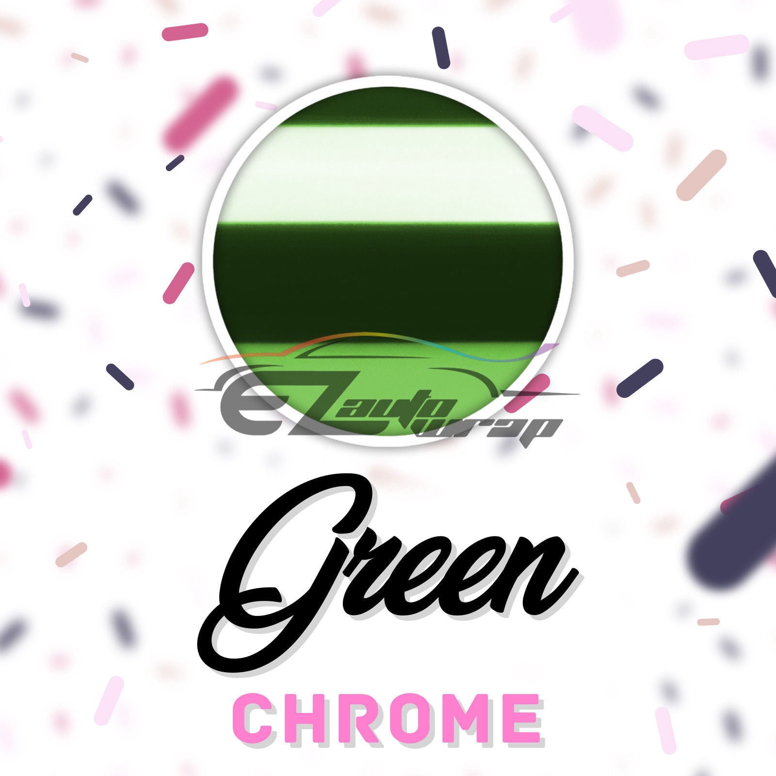 ESSMO Green Chrome Heat Transfer Vinyl HTV Sheet T-Shirt 20" Wide Iron On Heat Press 20"x60"