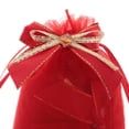 thumbnail image 3 of GUOOL 10 Pcs Sacs Cadeaux Nœud à Cordon pour Mariage - Rouge, 15cm 10 x 15cm, 3 of 9
