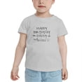 thumbnail image 2 of Happy Birthday Daddy Graffiti Funny Toddler T Shirts for Boys Girls (Gray, Youth S), 2 of 5