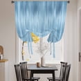 thumbnail image 3 of Blue Balloon Curtains 63 Inch Length for Living Room/Bedroom, Modern Abstract Art Ombre Striped Rod Pocket Privacy Door Curtains Decorative Tie Up Shade for Window 52"x63", 3 of 8