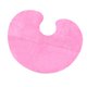 thumbnail image 3 of 50 Uds capa de salón de peluquería capa de peluquero envoltura de cuello Collar de corte capa de teñido de cabello ajustable para estilismo de , Rosa, 3 of 8