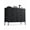 Black, variant on XC Dresser For Bedroom, 6 Drawers Dressers And Chests Of Drawers, TV Stand For Bedroom With Fabric Drawers, Kids Dresser Fabric Storage Dresser For Living Room