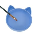 thumbnail image 5 of Unique Bargains Cat Shape Makeup Brush Storage Cleaner Blue, 5 of 6