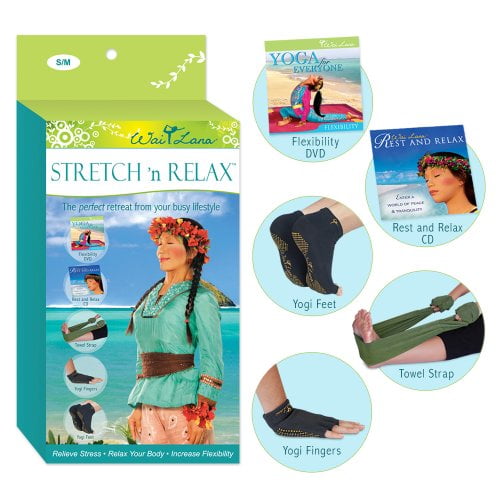 Wai Lana Productions LLC 605M Stretch 'n Relax with M/L Yogi Feet