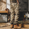 thumbnail image 4 of Pantalones cargo de pierna recta de estilo americano para hombre, pantalones casuales de invierno 2023, recién llegados, para desplazamientos urbanos al aire libre, para escalada de montaña, 4 of 5