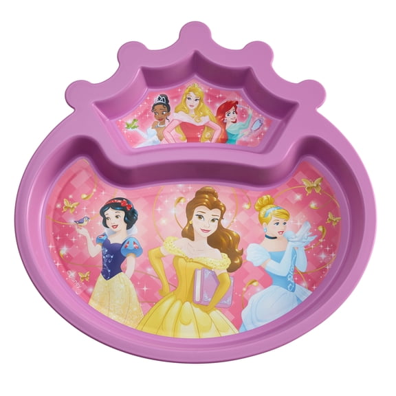 Disney Princess Toddler Plate, Sectioned Plate