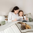 thumbnail image 5 of Homewish Boys Girls Farmhouse Highland Cow 3 Pieces Queen Comforter Set,Green Brown Ultra Soft Bedding Sets,Animal Take A Bath Bedding Comforter Set Breathable,Microfiber Bedroom Decor, 5 of 8