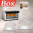 thumbnail image 4 of Gourmia 4-Slice Air Fryer Toaster Oven — Digital Countertop Oven with 12 Presets, Stainless Steel, 4 of 10