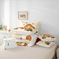 thumbnail image 6 of Castle Fairy Gingerbread Man 7-Piece Bedding Comforter Set for For Teens Women Men,Merry Christmas King Bedding Sets,Xmas Festival Theme Ultra Soft Bed Sheets,Breathable Home Decor, 6 of 8