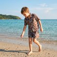 thumbnail image 3 of NIPAXO Boys 2-Piece Shorts Set, Short Sleeve Graphic Tee & Shorts, Nautical Viking Style, Breathable Summer Casual Outfit for Kids, 3 of 6
