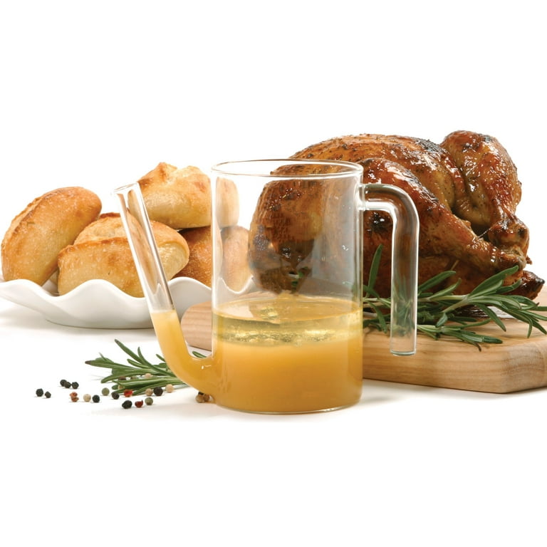 Norpro Kitchenware: 2-Cup Glass Gravy Sauce, Soup and Fat Grease Separator,  Cooking Measuring Guide, Dishwasher Safe - Walmart.com
