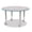 Driftwood/Coastal Blue, variant on Round Activity Table - 42" Diameter, E-height - Driftwood Gray/Key Lime/Gray
