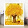 thumbnail image 2 of 2Pcs 30X40cm Round Full Roud Drill Money Tree Fortune Tree Diamond Painting Diamond Painting Wall Decor, 2 of 5