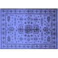 thumbnail image 1 of Ahgly Company Indoor Rectangle Oriental Blue Traditional Area Rugs, 6' x 9', 1 of 4