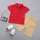 thumbnail image 1 of Ropa para niños polo de niño Amazon explosión ancla estampado niño niño traje coreano de manga corta Abanopi Traje de niño, 1 of 6