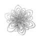 thumbnail image 1 of Flores navideñas huecas de polvo dorado Corona navideña de ratán Decoración DIY Flores navideñas Accesorios para árboles de Navidad, 1 of 7