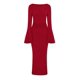 thumbnail image 1 of Vestido Maxi PRETTYGARDEN 2025 Elegante y Clásico Otoño Rojo Talle S, 1 of 8