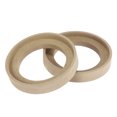 thumbnail image 4 of Pair 3.5 Inch Car Beige Speaker Ring Speaker Brackets Mounting Spacer Recess Bezel 77mm ID, 4 of 6