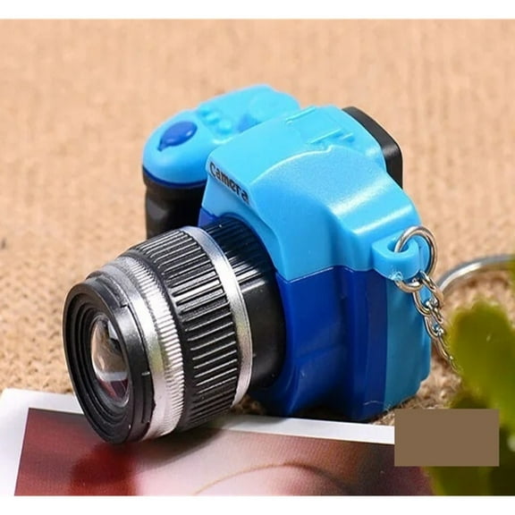 Mini Camera Keychain Camera Keychain Car Key Chain Key Ring LED Flashlight Colorful Key Chain