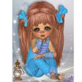 thumbnail image 2 of Cuadros Decorativos Diamante pintura ojos grandes chica parcial especial taladro Rhinestone Kit Tmvgtek embutido en tela, 2 of 6